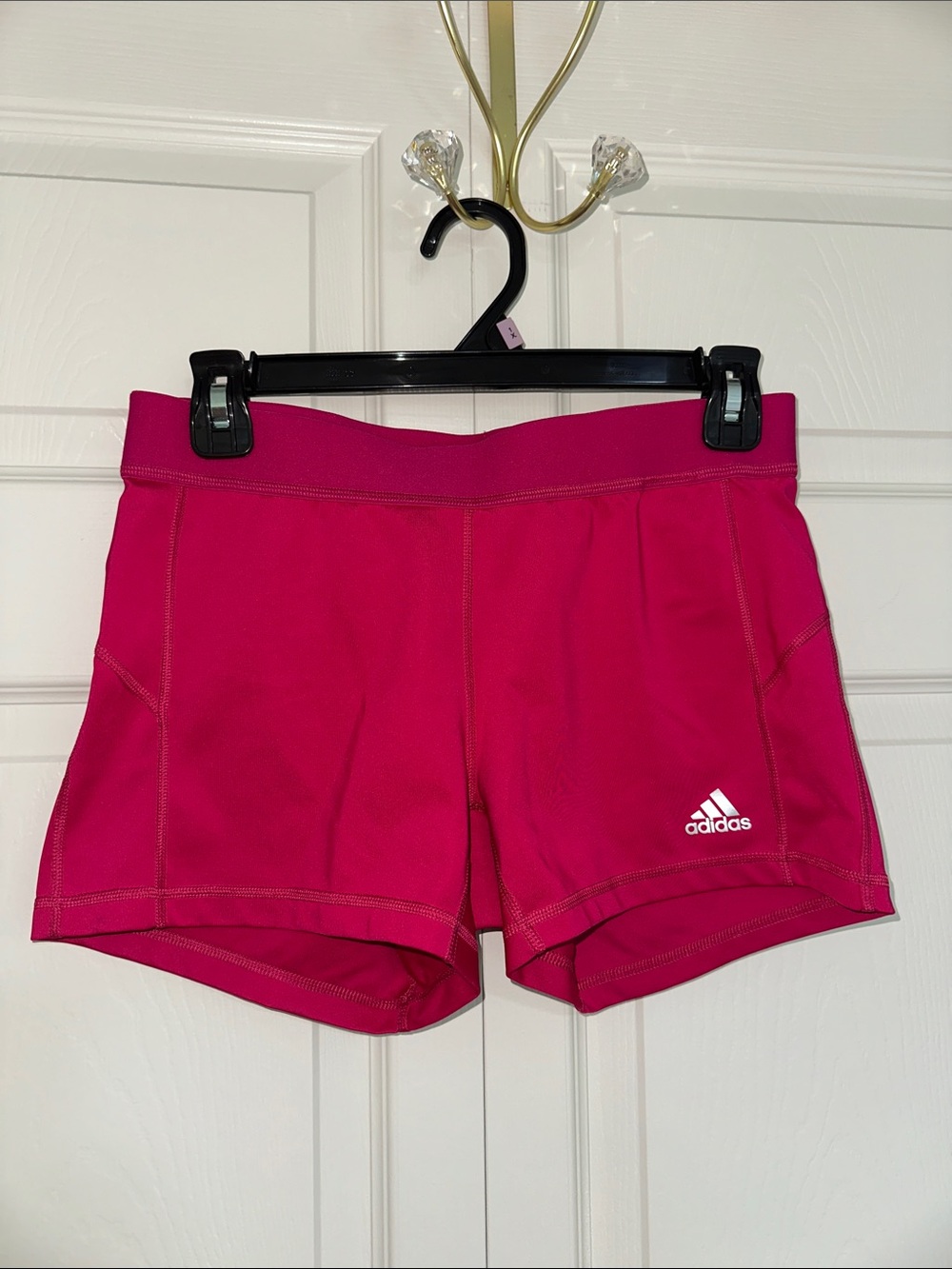 adidas Hot Pink Women's Performance Athletic Shorts